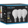 Mexen Nova 3x LED lemputė E14, G45, 5W, Šilta - 3000K, 525 lm - L101-E14-0530-01x03