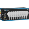 Mexen Nova 10x LED lemputė E14, G45, 5W, Šilta - 3000K, 525 lm - L101-E14-0530-01x10