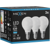 Mexen Nova 3x LED lemputė E14, G45, 6W, Šaltas - 6500K, 630 lm - L101-E14-0665-01x03