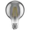 Mexen Vintis 3x LED gijų lemputė E27, G80, 8W, Šilta - 2200K, 600 lm, dūmo spalvos - L155-E27-0822-70x03