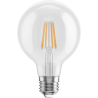 Mexen Vintis 10x LED siūlelių lemputė E27, G80, 4W, Šilta - 2700K, 470 lm, skaidri - L155-E27-0427-00x10