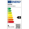 Mexen Vintis 6x šviesolaidinė LED lemputė E27, G80, 6W, Neutralus - 4000K, 720 lm, skaidri - L155-E27-0640-00x06
