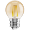 Mexen Vintis 10x LED siūlų lemputė E27, G45, 4W, Šilta - 2200K, 400 lm, gintaro - L156-E27-0422-50x10
