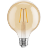 Mexen Vintis 10x LED gijimo lemputė E27, G95, 2W, Šilta - 2200K, 180 lm, gintaro - L157-E27-0222-50x10