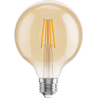 Mexen Vintis 10x LED E27 srieginė spiralė, G95, 4W, Šilta - 2200K, 400 lm, gintarinė - L157-E27-0422-50x10