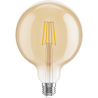 Mexen Vintis 6x LED siūlelinė lemputė E27, G125, 4W, Šilta - 2200K, 400 lm, gintarinė - L158-E27-0422-50x06