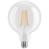 Mexen Vintis 6x kaitrinė LED lemputė E27, G125, 10W, Šilta - 2700K, 1320 lm, skaidri - L158-E27-1027-00x06