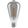 Mexen Vintis 10x LED siūlo spiralės lemputė E27, ST64, 6W, Šilta - 2200K, 350 lm, smoke - L162-E27-0622-70x10