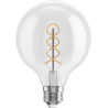 Mexen Vintis 6x Filamentinė spiralė LED lemputė E27, G95, 6W, Šilta - 2700K, 630 lm, skaidri - L167-E27-0627-00x06