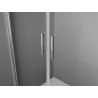 Mexen Exo-B Duo 3S trijų sienelių dušo kabina 110 x 70 cm, permatoma, chromuota - 814-110-070-01-00-3S