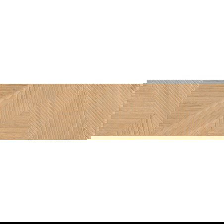 Mexen Ideal  Smėlio spalvos glazūruotas gresas rekt. G1, medieną primenanti sieninė plytelė 120 x 30 cm, matinė