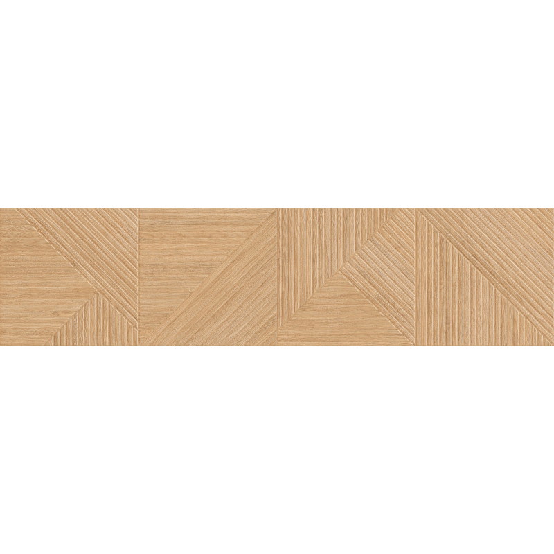 Mexen Ideal  Beige glazūruotas rektifikuotas gres, medžio imitacijos sieninė plytelė 120 x 30 cm, matinė - TL701-120-030-50