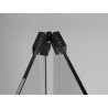 Mexen Exo-F 3S 3-sienės sulankstoma dušo kabina 70 x 100 cm, skaidri, juoda - 816-070-100-70-00-3S