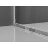 Mexen Exo-B 3S 3-sienė dušo kabina su atveriamomis durimis, 70 x 110 cm, skaidrus, chromas - 817-070-110-01-00-3S