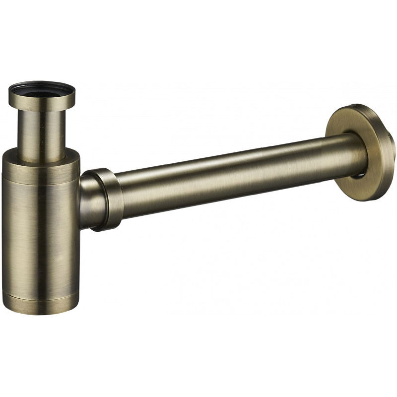 Mexen pusiau apvalus kriauklės sifonas, sendintas žalvaris - 79950-40