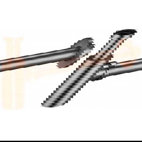 Mexen pusinis apvalus praustuvo sifonas, antikinė varis - 79950-45