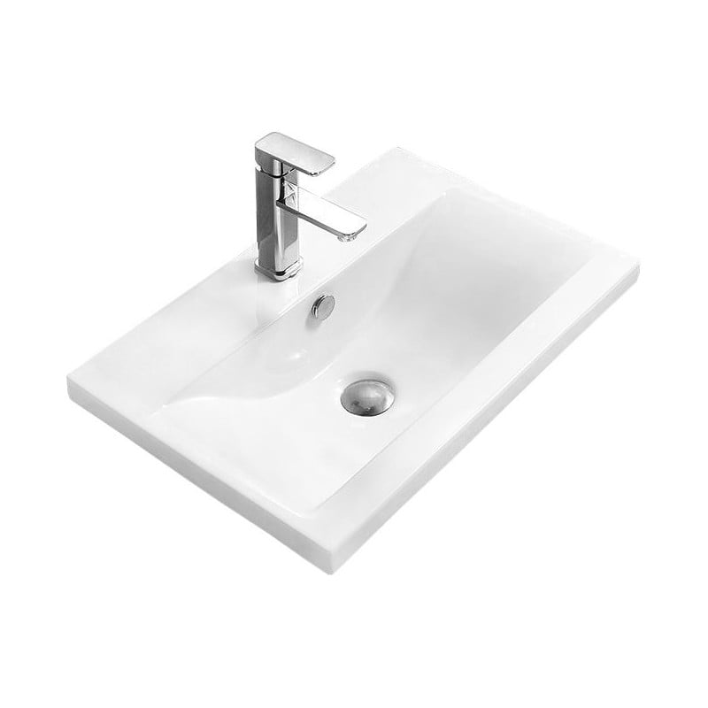 Mexen Emma įleidžiamas į stalviršį praustuvas 61 x 39 cm, baltas 25056100