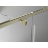 Mexen Exo-R 3S 3-sienų atveriama dušo kabina 105 x 70 cm, permatoma, auksinė - 819-105-070-50-00-3S