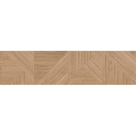 Mexen Ideal  Natūralaus glazūruoto rektifikuoto G1 akmens masės plytelė, medienos imitacija, sieninė 120 x 30 cm, matinė
