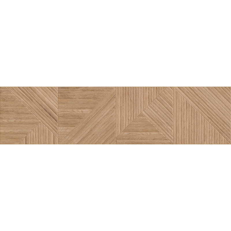 Mexen Ideal  Natūralaus glazūruoto rektifikuoto G1 akmens masės plytelė, medienos imitacija, sieninė 120 x 30 cm, matinė