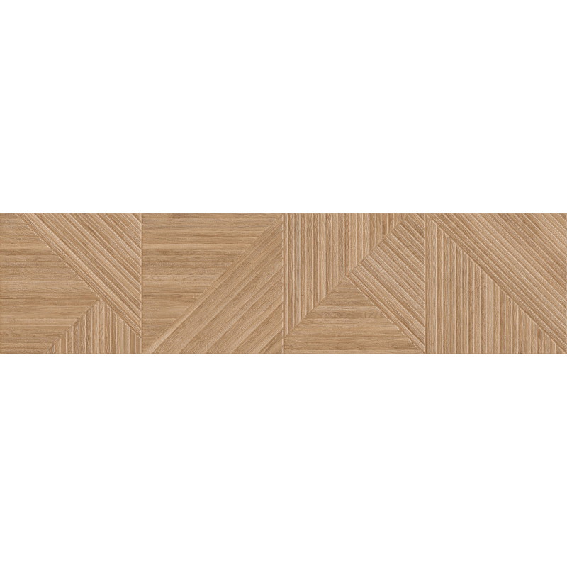 Mexen Ideal  Natūralaus glazūruoto rektifikuoto G1 akmens masės plytelė, medienos imitacija, sieninė 120 x 30 cm, matinė