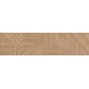 Mexen Ideal  Natūralaus glazūruoto rektifikuoto G1 akmens masės plytelė, medienos imitacija, sieninė 120 x 30 cm, matinė