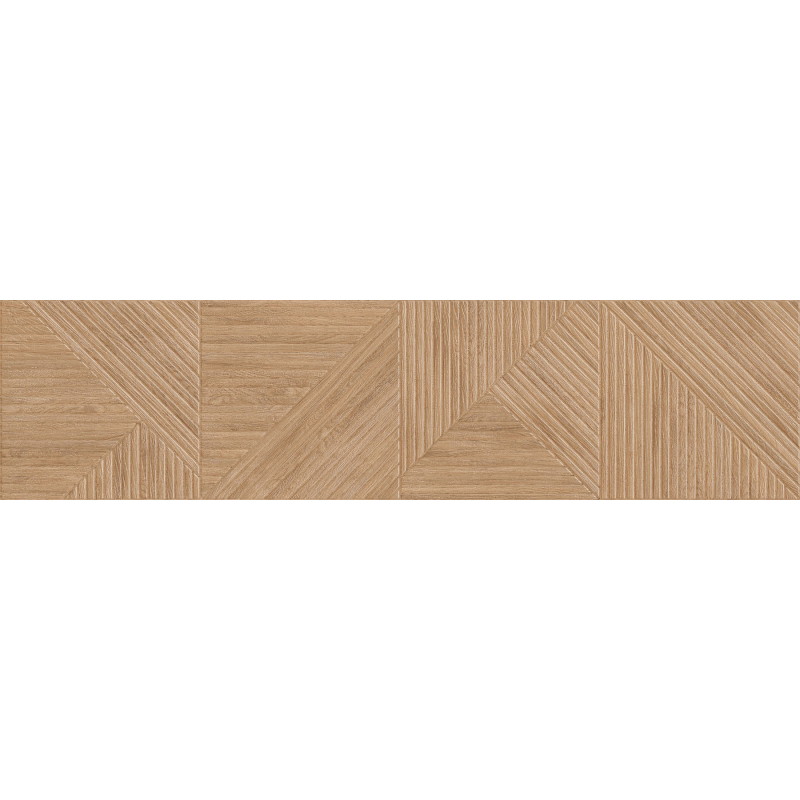Mexen Ideal  Natūralaus glazūruoto rektifikuoto G1 akmens masės plytelė, medienos imitacija, sieninė 120 x 30 cm, matinė