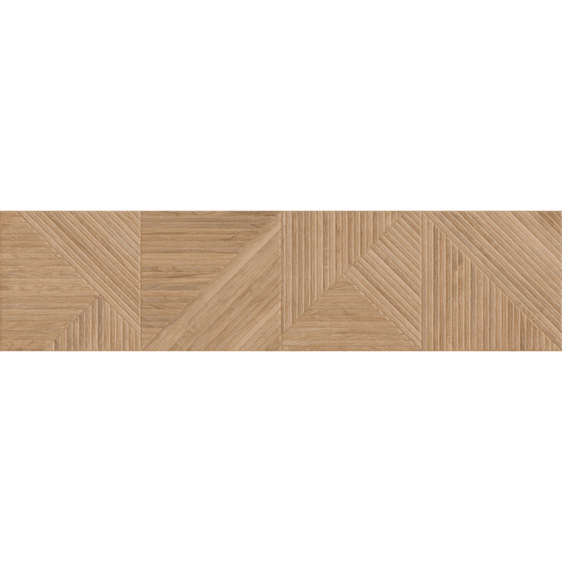 Mexen Ideal  Natūralaus glazūruoto rektifikuoto G1 akmens masės plytelė, medienos imitacija, sieninė 120 x 30 cm, matinė