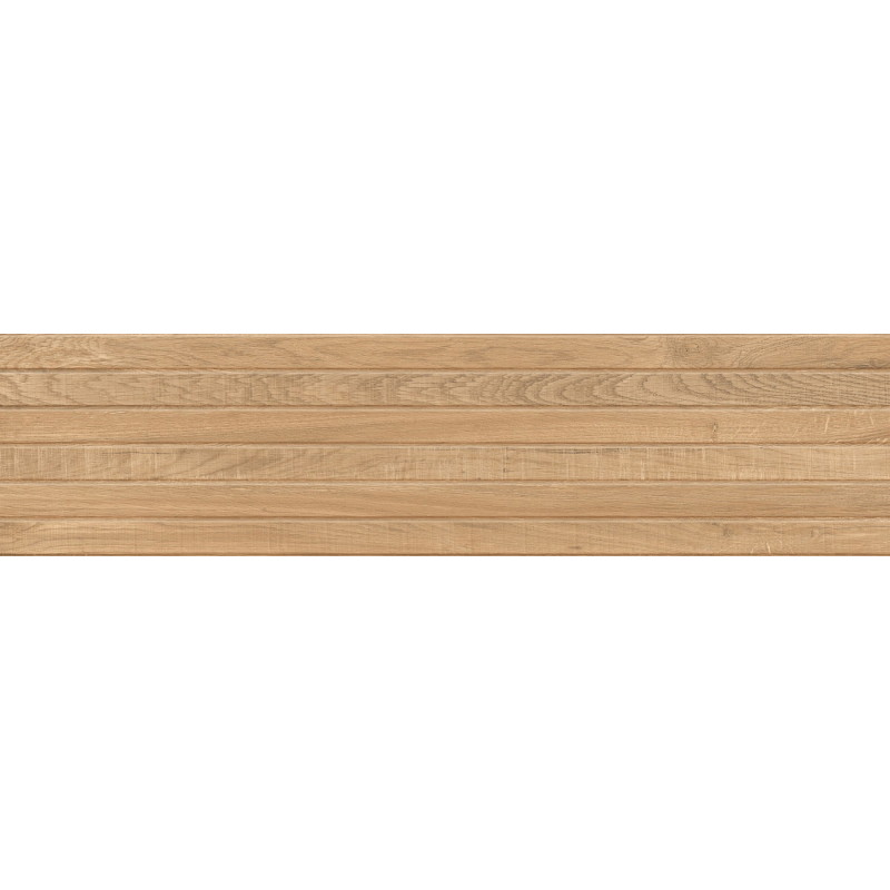 Mexen Western Wood Almond gresas glazūruotas rek. G1, medžio imitacijos sieninė plytelė 120 x 30 cm, matinė