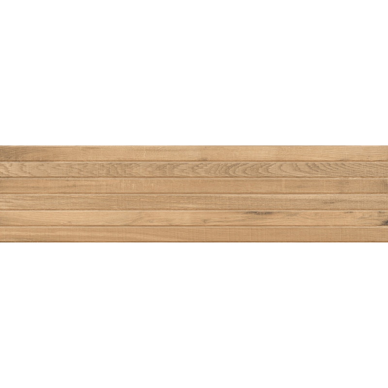 Mexen Western Wood Almond gresas glazūruotas rek. G1, medžio imitacijos sieninė plytelė 120 x 30 cm, matinė