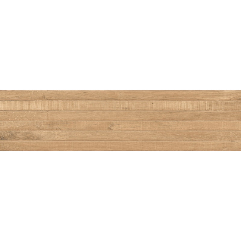 Mexen Western Wood Almond gresas glazūruotas rek. G1, medžio imitacijos sieninė plytelė 120 x 30 cm, matinė