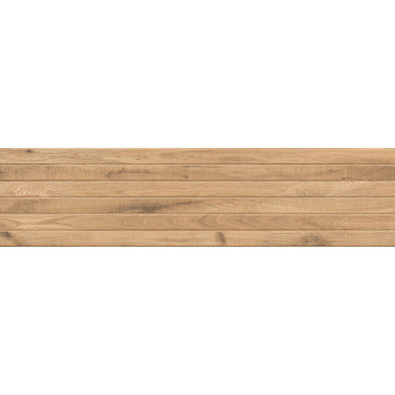 Mexen Western Wood Almond gresas glazūruotas rek. G1, medžio imitacijos sieninė plytelė 120 x 30 cm, matinė