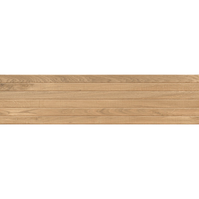 Mexen Western Wood Almond gresas glazūruotas rek. G1, medžio imitacijos sieninė plytelė 120 x 30 cm, matinė