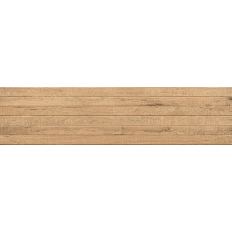 Mexen Western Wood Almond gresas glazūruotas rek. G1, medžio imitacijos sieninė plytelė 120 x 30 cm, matinė