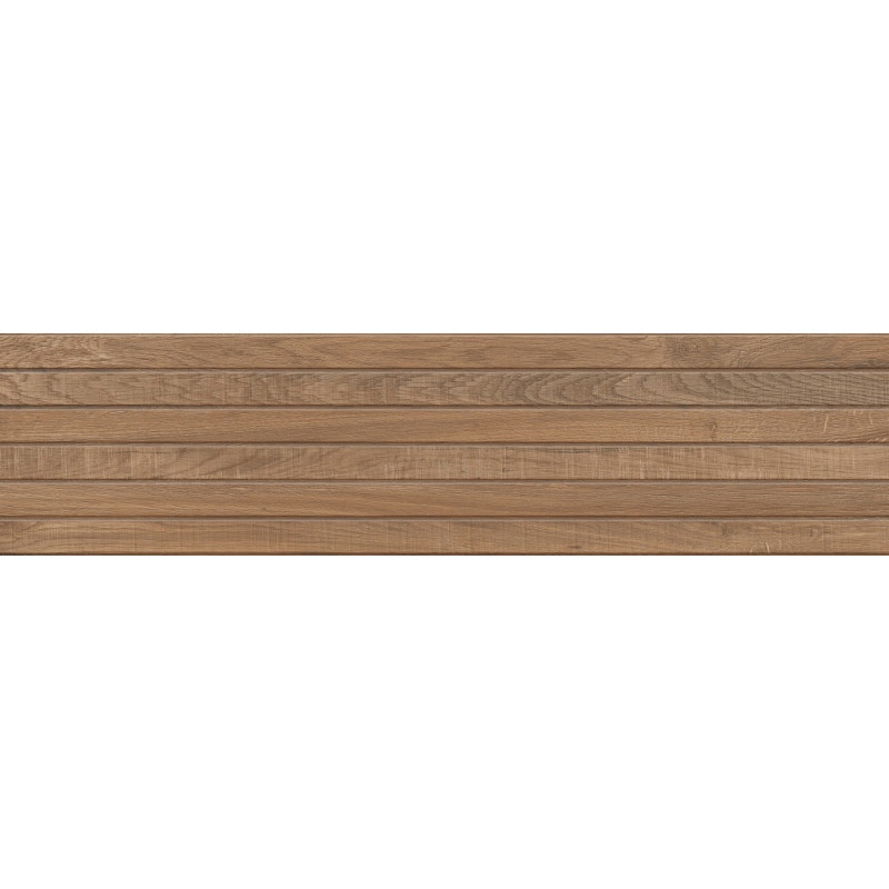 Mexen Western Wood Bruno glazūruotas rektifikuotas gres G1, medieną imituojanti sienų plytelė 120 x 30 cm, matinė