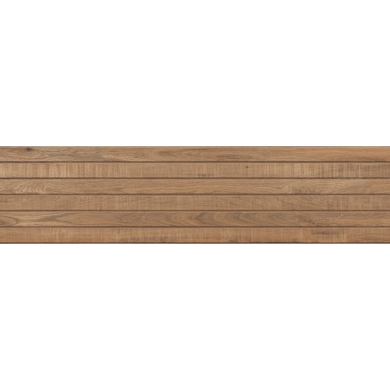 Mexen Western Wood Bruno glazūruotas rektifikuotas gres G1, medieną imituojanti sienų plytelė 120 x 30 cm, matinė