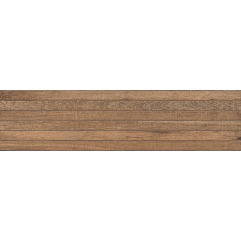 Mexen Western Wood Bruno glazūruotas rektifikuotas gres G1, medieną imituojanti sienų plytelė 120 x 30 cm, matinė