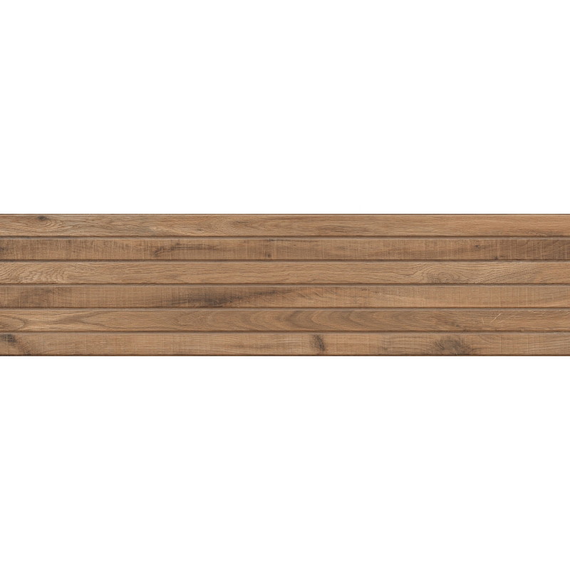 Mexen Western Wood Bruno glazūruotas rektifikuotas gres G1, medieną imituojanti sienų plytelė 120 x 30 cm, matinė