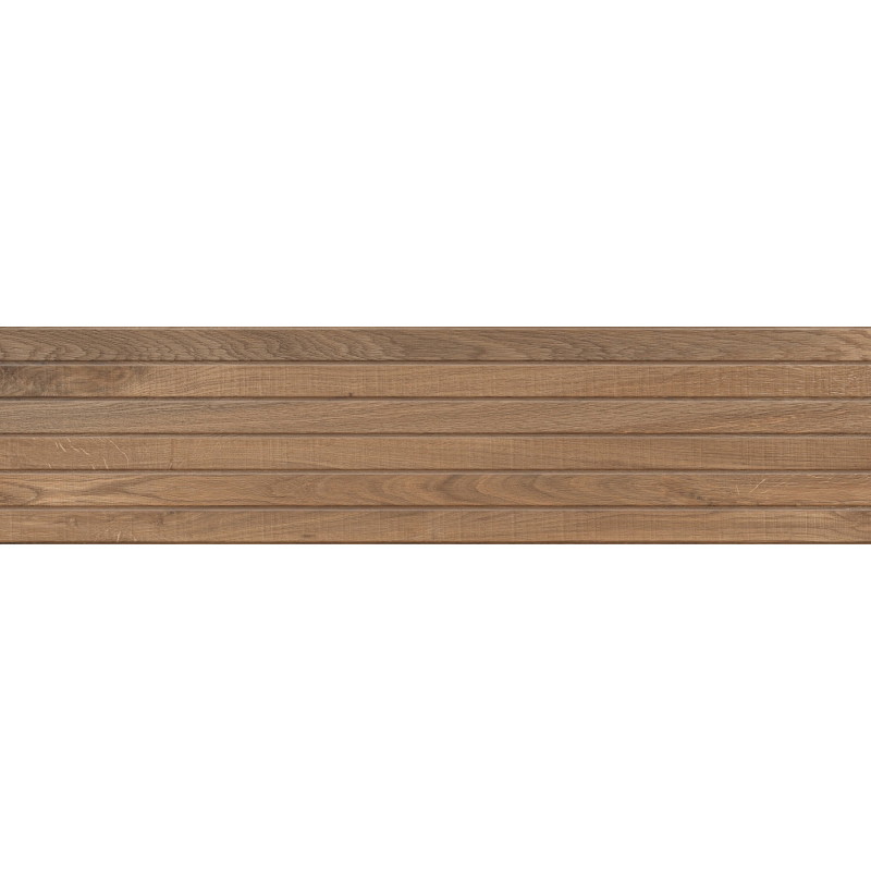 Mexen Western Wood Bruno glazūruotas rektifikuotas gres G1, medieną imituojanti sienų plytelė 120 x 30 cm, matinė