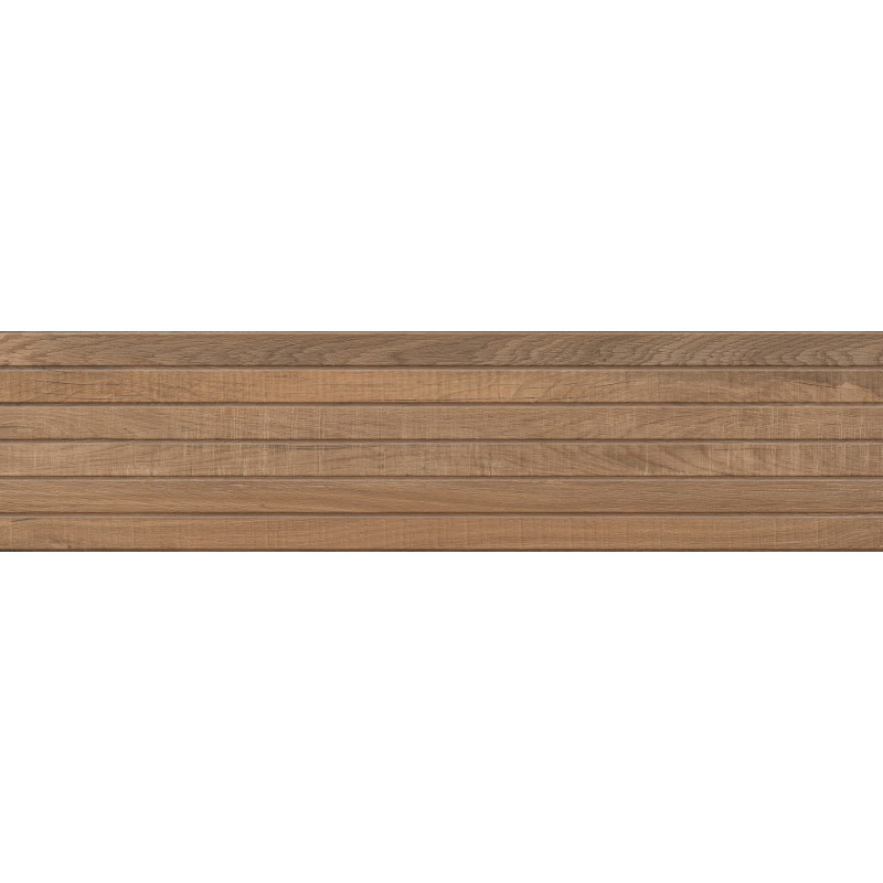 Mexen Western Wood Bruno glazūruotas rektifikuotas gres G1, medieną imituojanti sienų plytelė 120 x 30 cm, matinė