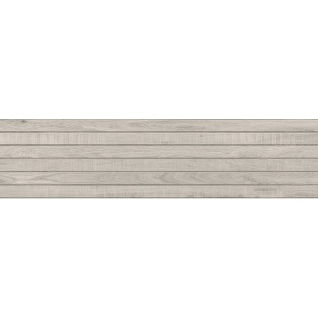 Mexen Western Wood Gris glazūruotas rektifikuotas G1, sienų plytelė medienos imitacija 120 x 30 cm, matinė