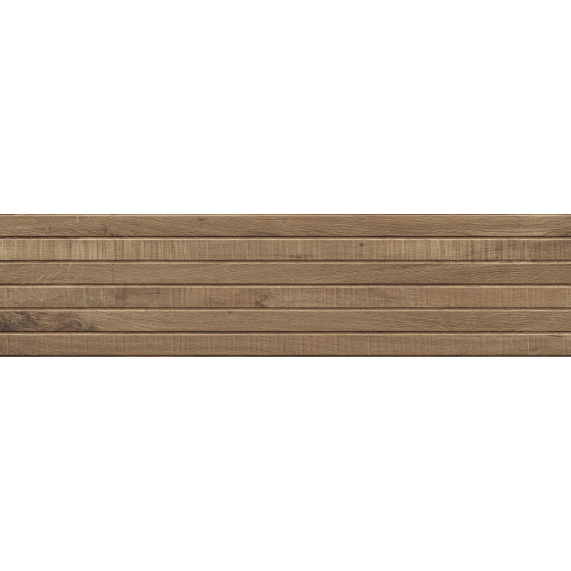 Mexen Western Wood Natūralus glazūruotas rekt. G1, medienos imitacijos sieninė plytelė 120 x 30 cm, matinė