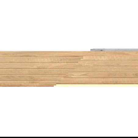 Mexen Western Wood Kreminės spalvos glazūruotos akmens masės plytelės, imituojančios medieną, 120 x 30 cm, matinės