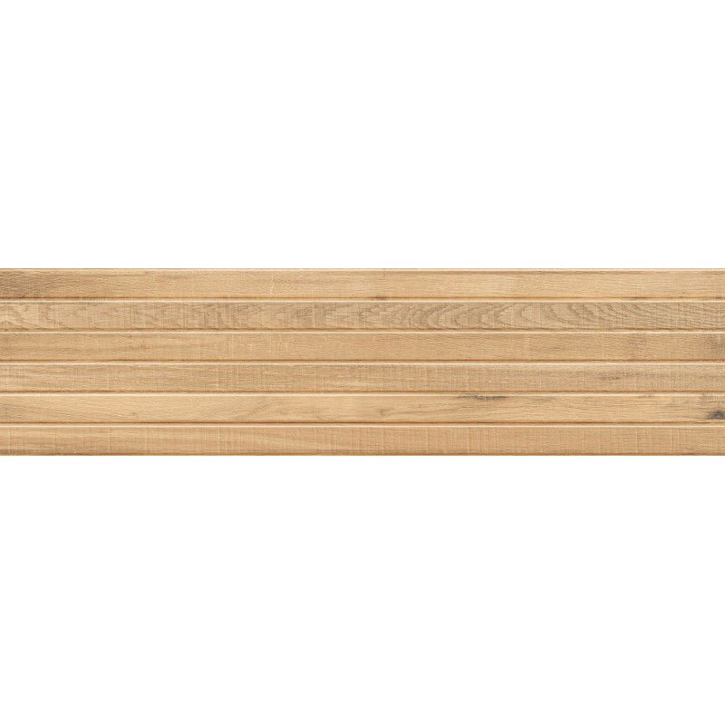 Mexen Western Wood Kreminės spalvos glazūruotos akmens masės plytelės, imituojančios medieną, 120 x 30 cm, matinės