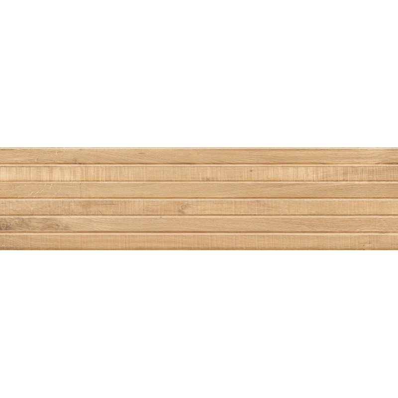 Mexen Western Wood Beige glazūruotas rektifikuotas G1 plytelės, medžio imitacija sieninė 120 x 30 cm, matinė