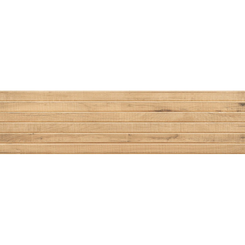 Mexen Western Wood Beige glazūruotas rektifikuotas G1 plytelės, medžio imitacija sieninė 120 x 30 cm, matinė