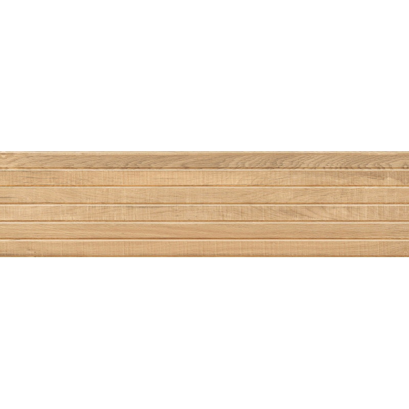 Mexen Western Wood Beige glazūruotas rektifikuotas G1 plytelės, medžio imitacija sieninė 120 x 30 cm, matinė