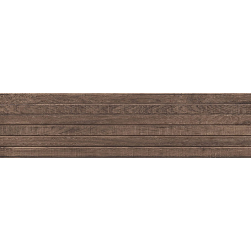 Mexen Western Wood Choco matinis, stačiakampis G1 akmeninis medis 120 x 30 cm, matinis - TL702-120-030-56