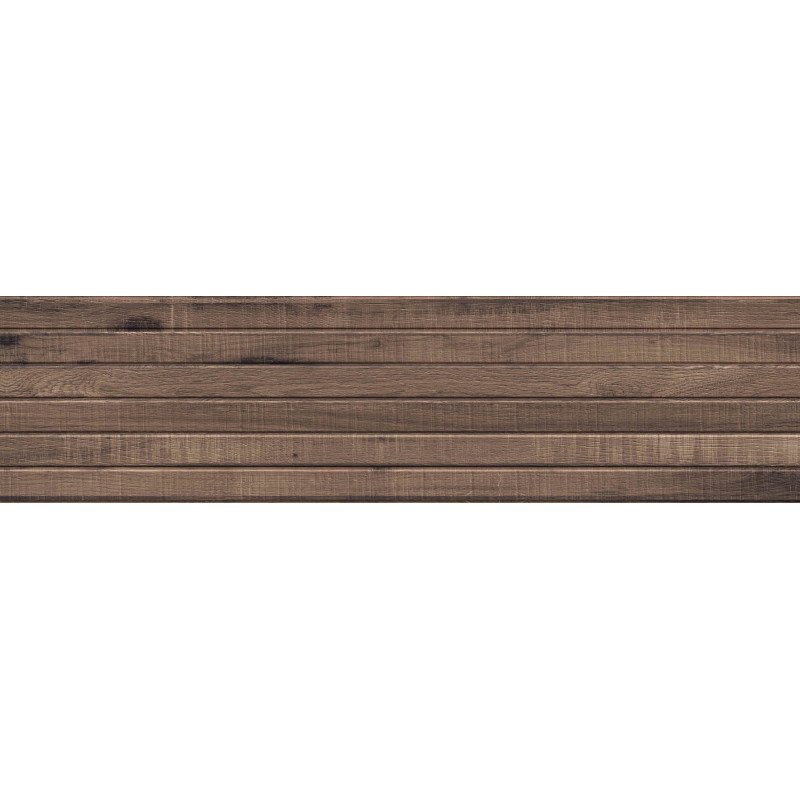 Mexen Western Wood Choco matinis, stačiakampis G1 akmeninis medis 120 x 30 cm, matinis - TL702-120-030-56