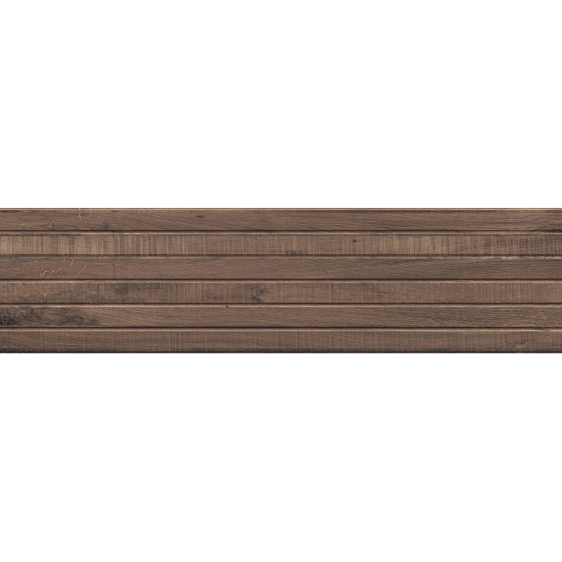 Mexen Western Wood Choco matinis, stačiakampis G1 akmeninis medis 120 x 30 cm, matinis - TL702-120-030-56